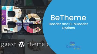 Betheme Tutorial 2 Header and Subheader Options  Setup Header using Betheme [upl. by Dumm866]