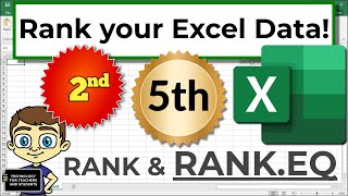 Rank Your Excel Data with the RANK Function [upl. by Sivert]