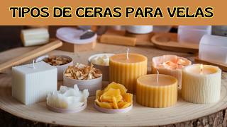 Tipos de ceras y parafinas para velas artesanales usos y propiedades 🕯️ [upl. by Maryn]