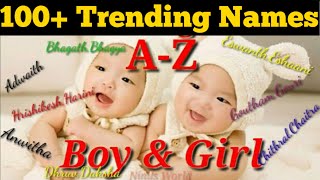 AZ Boy  Girl Twin Baby Names  New 100Unique Baby Names  NinusWorld [upl. by Siramed]