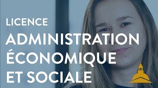 La licence Administration économique et sociale [upl. by Karleen]