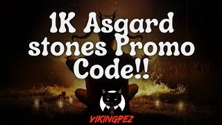 1K Asgard Stones Promo Code  Vikings War of clans [upl. by Sielen360]