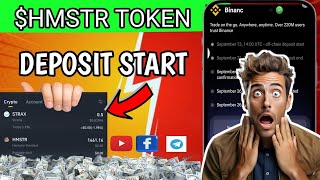 HMSTR TOKEN DEPOSIT START ।হামস্টার কম্বার নিউ আপডেট। Hamster combat withdrawal । [upl. by Sucramraj334]