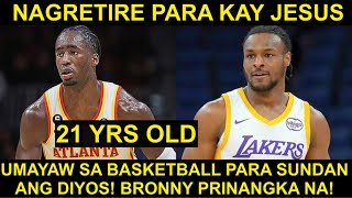 21 Years Old AJ Griffin NAGRETIRE Para kay JESUS  Magic PRINANGKA si Bronny [upl. by Anoli]