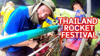 CRAZY Rocket Festival of Thailand [upl. by Solley169]