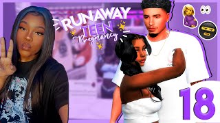 Burglars Fake Pregnancy amp Dating Gio 😮  Runaway Teen Pregnancy Challenge 18 [upl. by Alleunam]