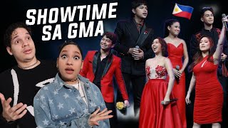 Waleska amp Efra react to GMA amp Showtime Singing Celebration Performance [upl. by Rocker]