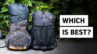 BACKPACK COMPARISON Atom vs Hyperlite Mountain Gear 2400 Windrider [upl. by Libyc235]