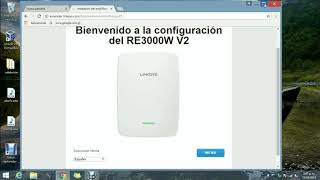 configurar Linksys RE3000W En modo repetidor [upl. by Aratnahs453]