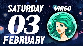 1111 WILL HAPPEN IN A FEW HOURS❗️😱 SOMETHING BIG 🔮 VIRGO ♍❤ HOROSCOPE FOR TODAY February 3 2024 [upl. by Towne]