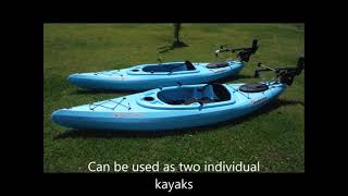 I built a dual hulled twin trolling motor kayakpontoon boat [upl. by Neelloc]