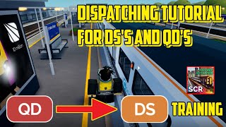 DS Training  How to pass  Dispatcher Tutorial for Dispatchers and QDs Roblox SCR [upl. by Teplica]