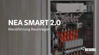 REHAU NEA SMART 20 Menüführung beim Raumbediengerät [upl. by Ecikram]