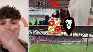 LAST MINUTE SCENES  Swindon Town vs Salford City [upl. by Helfant]