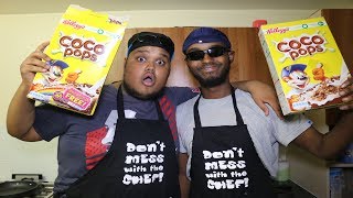 COOKING WITH CHUNKZ ft DARKEST MAN  HOW TO MAKE CEREAL [upl. by Bolen]