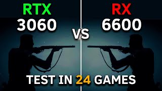 RX 6600 vs RTX 3060  Test In 24 Games at 1080p  2023 [upl. by Enelyak]