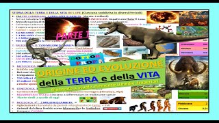 🌍🌈🌴🌕🕘 STORIA DELLA TERRA E DELLA VITA  PARTE 1  ERE E PERIODI  origine ed evoluzione della vita [upl. by Barcus]