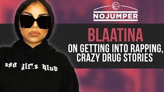 Blaatina on Getting Into Rapping Crazy Drug Stories [upl. by Wilder]