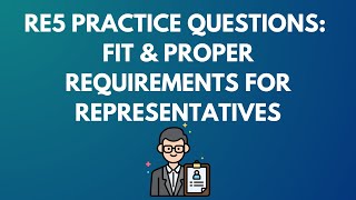 RE5 Practice Questions Fit amp Proper Requirements for Reps [upl. by Hammel471]