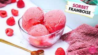 Sorbet framboise  la recette maison facile et délicieuse [upl. by Eustache]