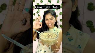 Overnight Oats Smoothie Recipe  High Protein shorts overnightoats oats shwetabiradar [upl. by Yert]