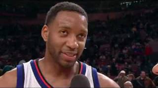 McGrady Knicks scores 21pts vs Pistons [upl. by Aserat]