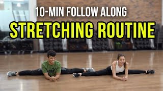 10MIN SPLITS STRETCHING ROUTINE FOR MARTIAL ARTS  Ft Donavan Barrett [upl. by Yahska964]