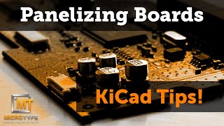 Panelizing boards within KiCad  Random KiCad Tips [upl. by Farly]