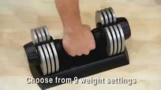 Stamina VersaBell II Dumbbell  Fitness Direct [upl. by Grindle]