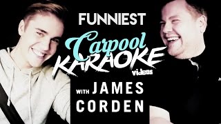 5 Funniest Carpool Karaoke Videos w James Corden [upl. by Blau]