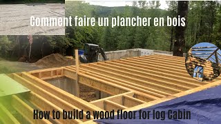 Comment faire un plancher solive en bois [upl. by Aynuat]