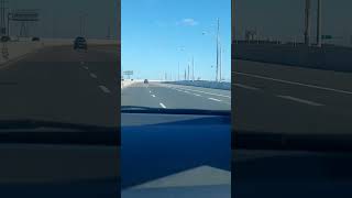 Driving on the Gardiner Expressway In Toronto [upl. by Demha]