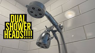 Dual Shower Head Shower  The ULTIMATE Configuration [upl. by Ellis]