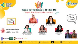 Webinar HGN Ke62 quotCegah Stunting Selalu Pentingquot [upl. by Eizle]