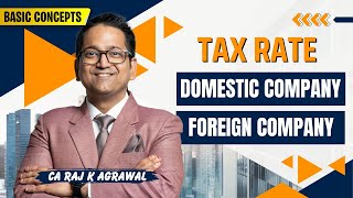 17 Tax Rate of Domestic Companies in India  Income Tax AY 202425 [upl. by Bluefield]