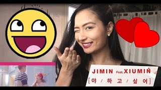 AOA 지민JIMIN  야 하고 싶어 Call you bae featXIUMIN of EXO Reaction [upl. by Surovy]