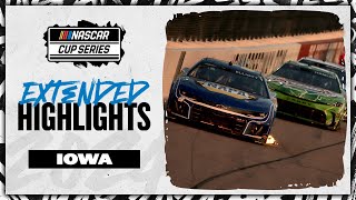 NASCAR Official Extended Highlights from Iowa  2024 Iowa Corn 350 [upl. by Adnamas]