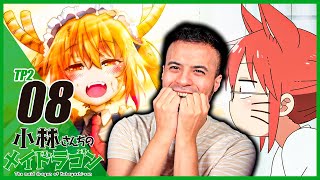 🐉 ¡TOHRU BESTO WAIFU Y KOBAYASHI NEKO  KOBAYASHISAN CHI NO MAID DRAGON S 08  REACCIÓN [upl. by Sunny]