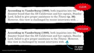 How to Cite Sources Citing Without Quoting [upl. by Tyree833]