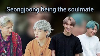 ATEEZ Hongjoong and Seonghwa Seongjoong being the soulmate [upl. by Hilar]