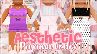 Aesthetic Roblox pajama outfits  Codes  links [upl. by Kirsteni]