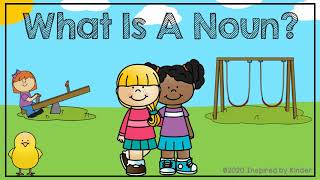 What is a Noun Nouns for KindergartenFirst Grade [upl. by Crandale]