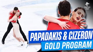 Stunning gold performance by Papadakis amp Cizeron ⛸ [upl. by Brittain584]