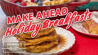 3 Easy MakeAhead Holiday Breakfast Ideas [upl. by Leffen]