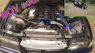 BMW E36 M52 323Ti Turbo Sound BOV [upl. by Sallyann]