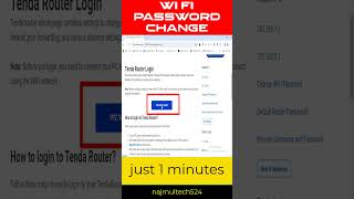 Wi fi Password Change in mobile How to change wi fi password in 1 minutetechnology techshorts [upl. by Nivan]