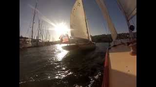 Gentlemans Daysailers in San Diego Jane and Serenade Sailing in La Playa Cove [upl. by Aicilegna]