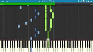 Mawtini  موطني Piano Tutorial Synthesia [upl. by Fowkes]