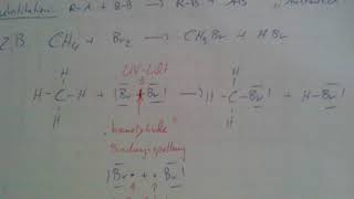 Theorie Radikalische Substitution – Bromierung von Methan [upl. by Assyla]