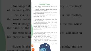 Rhyme Scheme of Coromandel Fishers poem by Sarojini Naidu 9th class English poem shorts [upl. by Nilya]